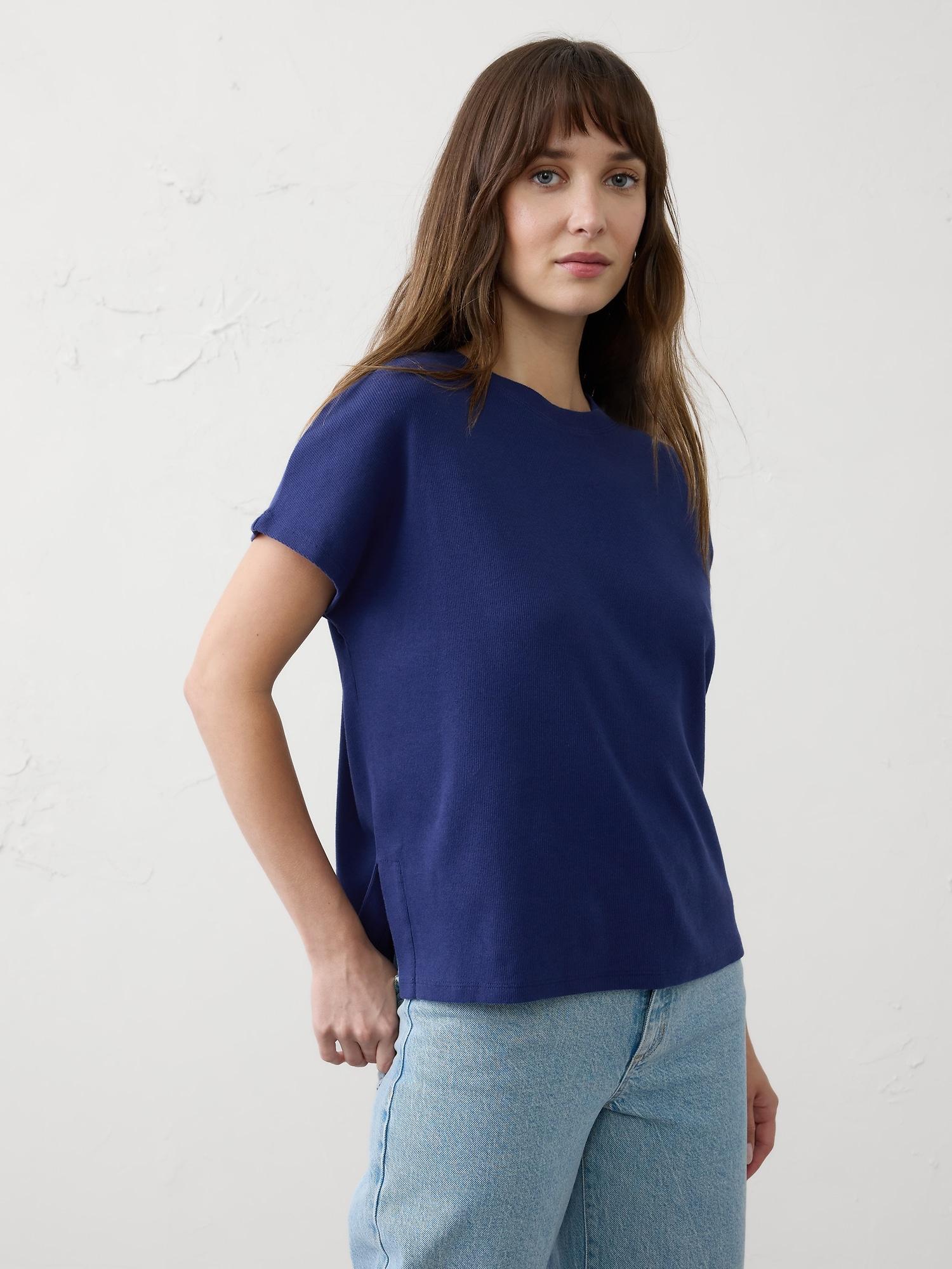 oversized ribbed top