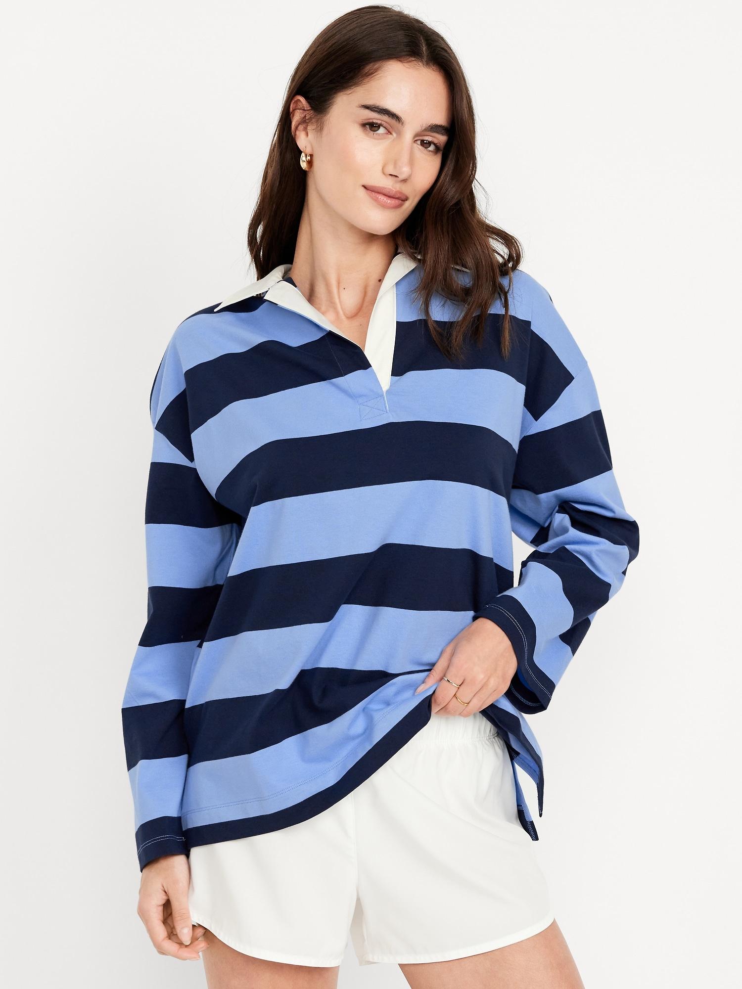 oversized rugby polo