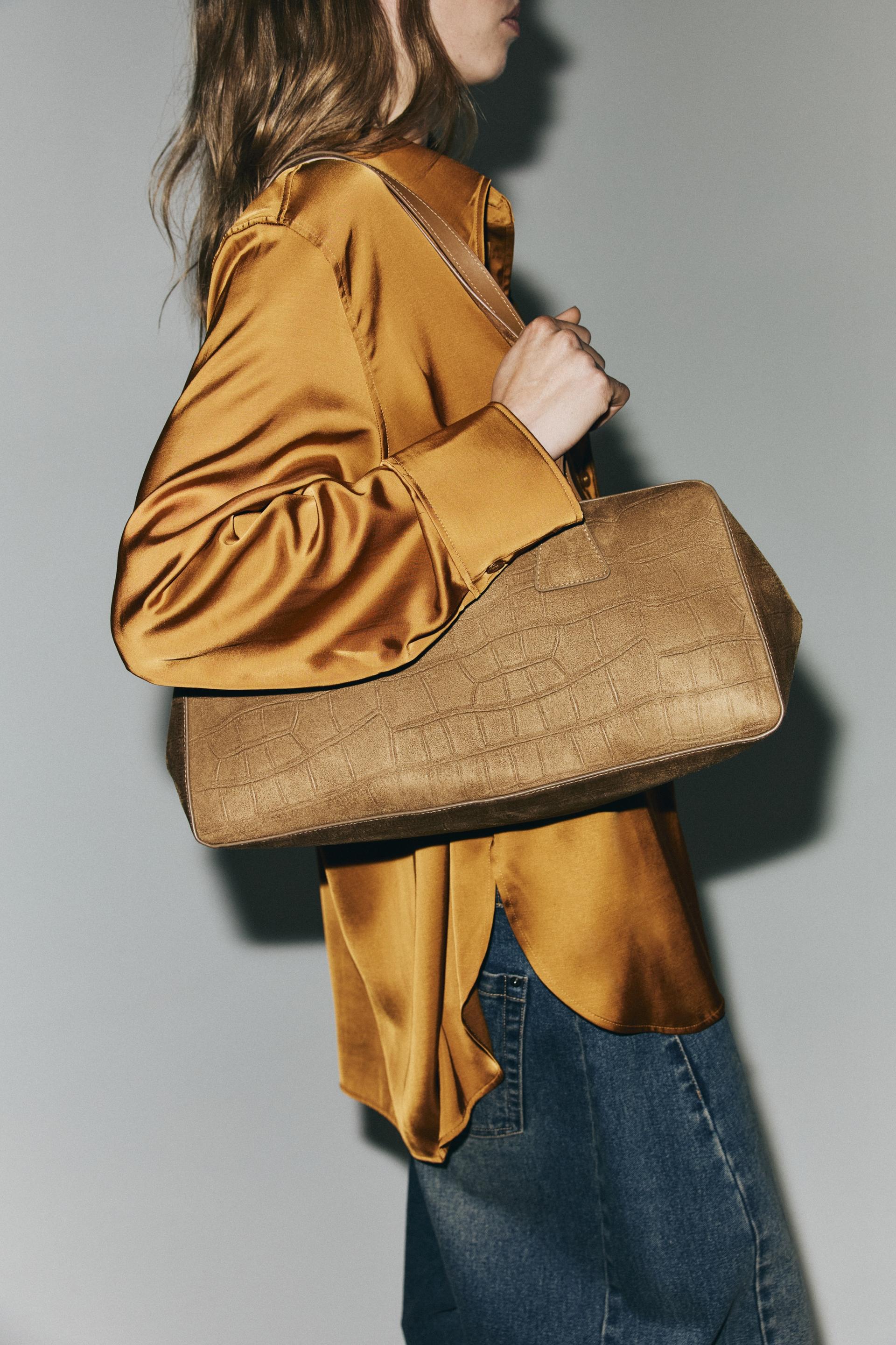 oversized satin shirt