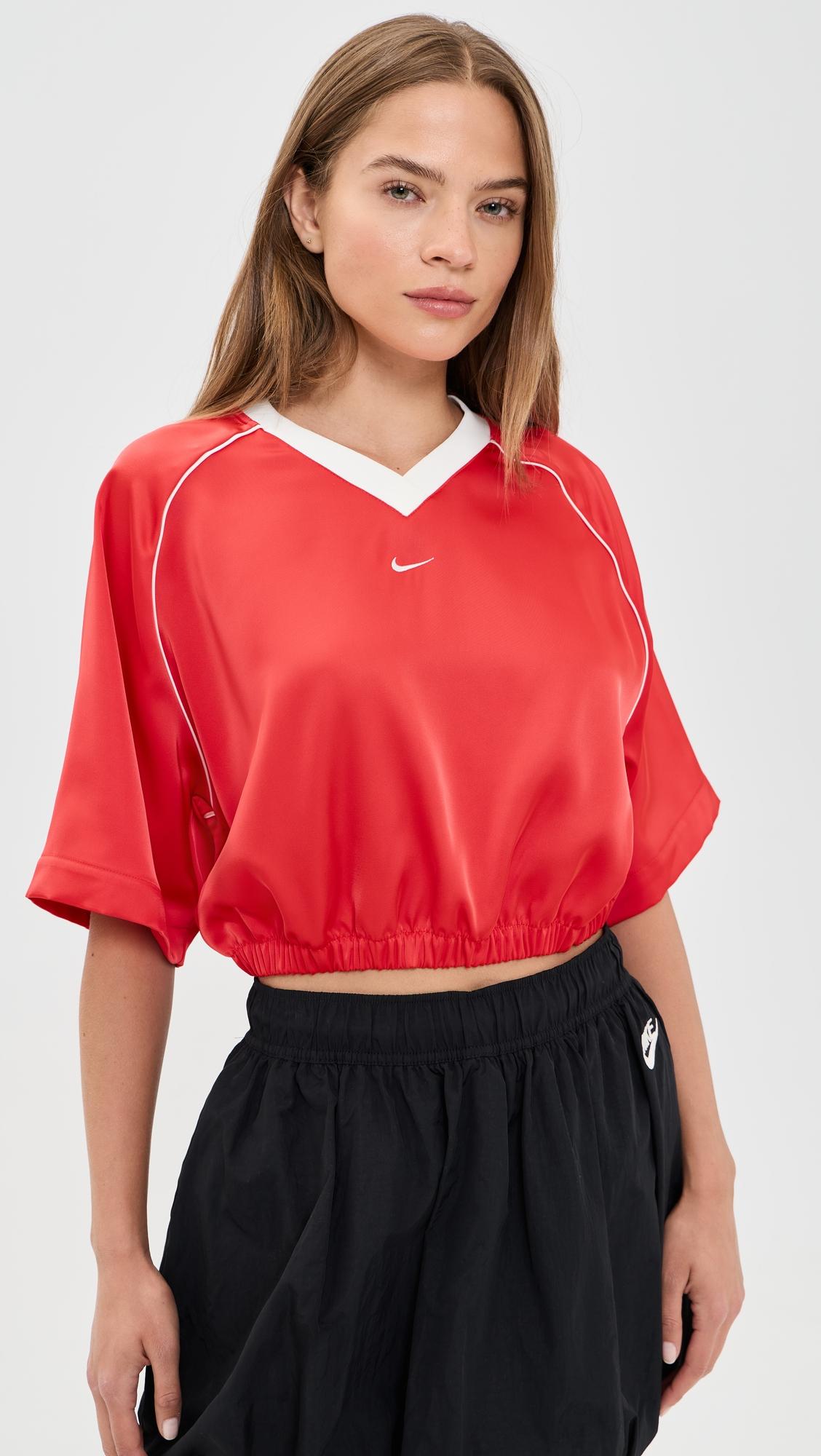 oversized satin top