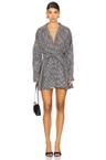 oversized shirt flared mini dress