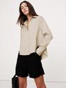 oversized side-split shirt