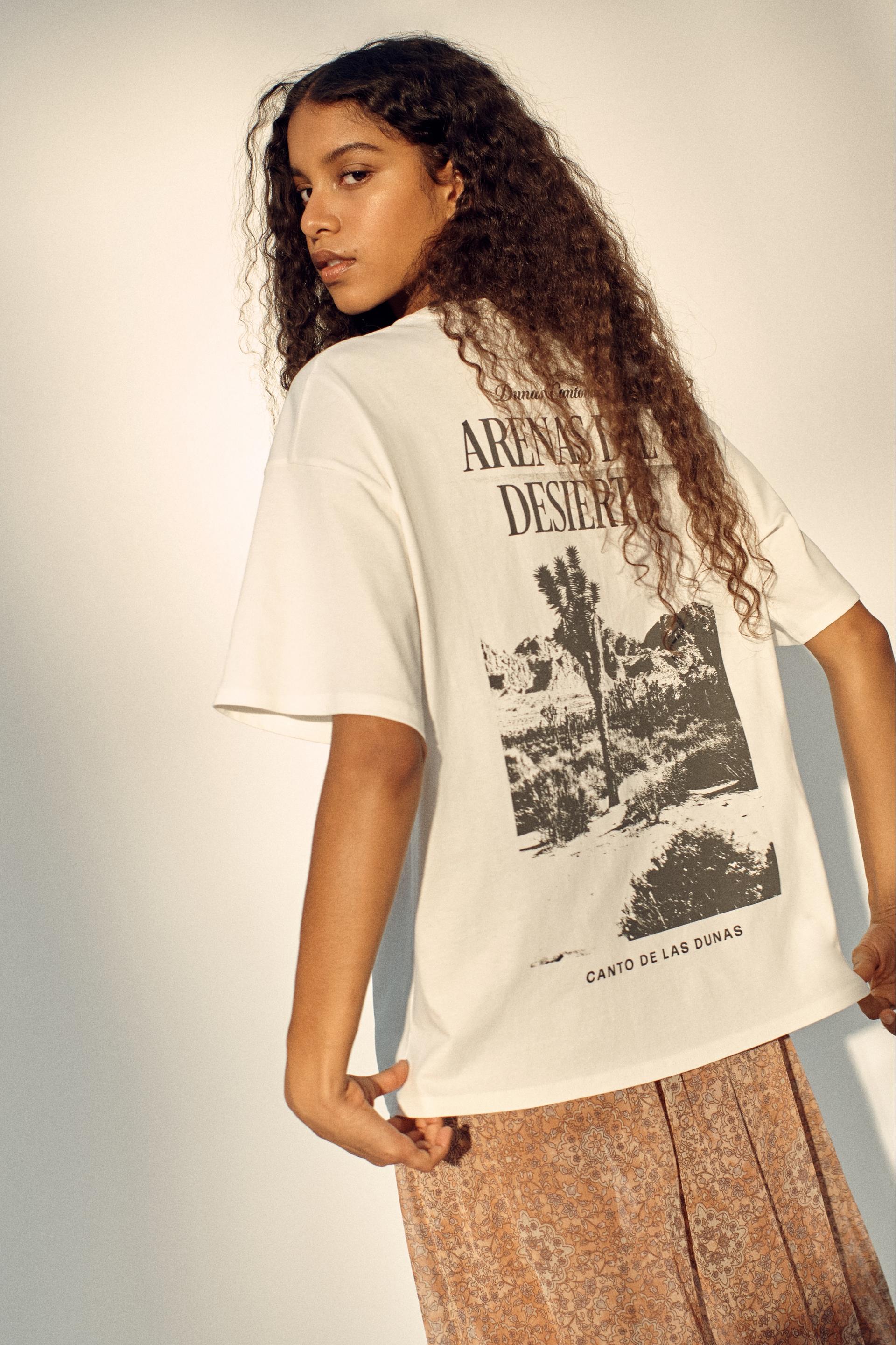 oversized t-shirt with printed motif