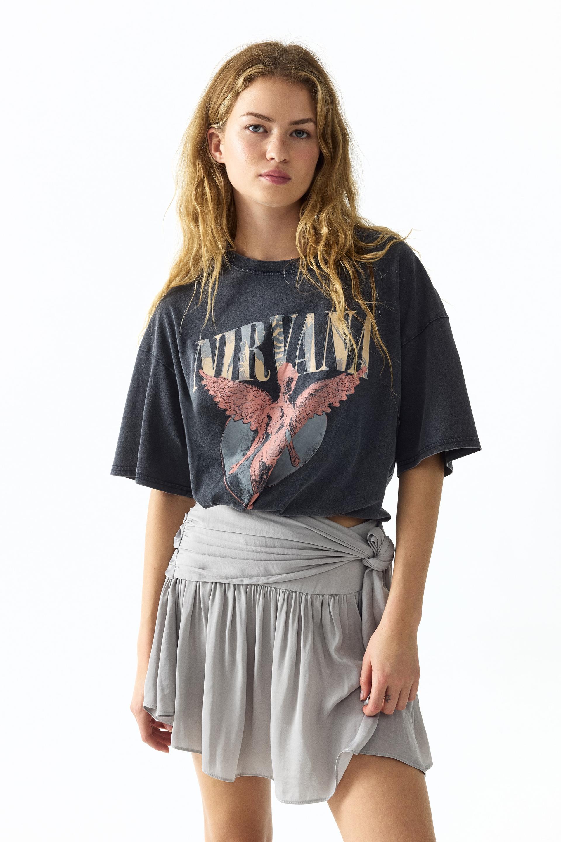 oversized t-shirt with printed motif
