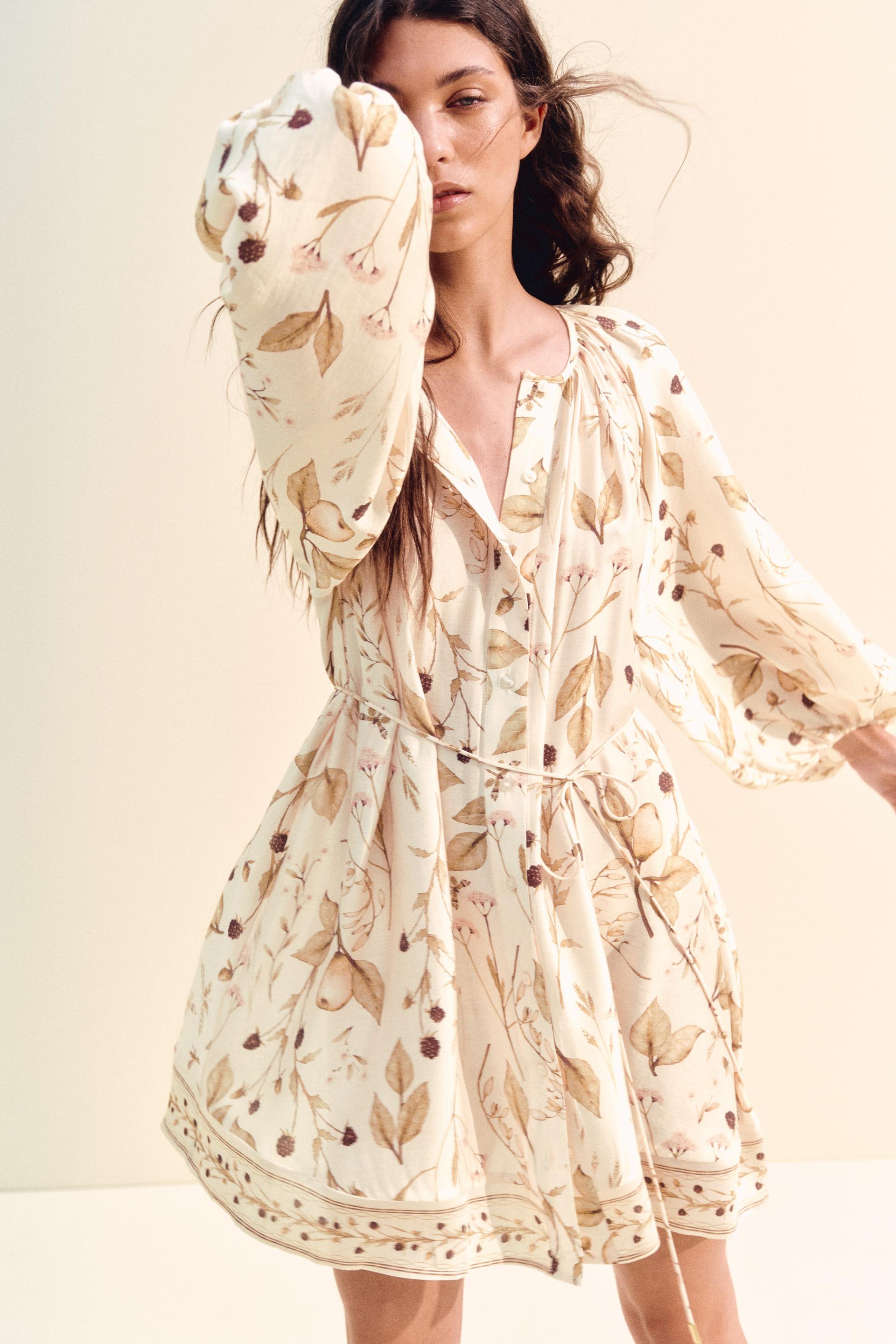 oversized tie-belt dress