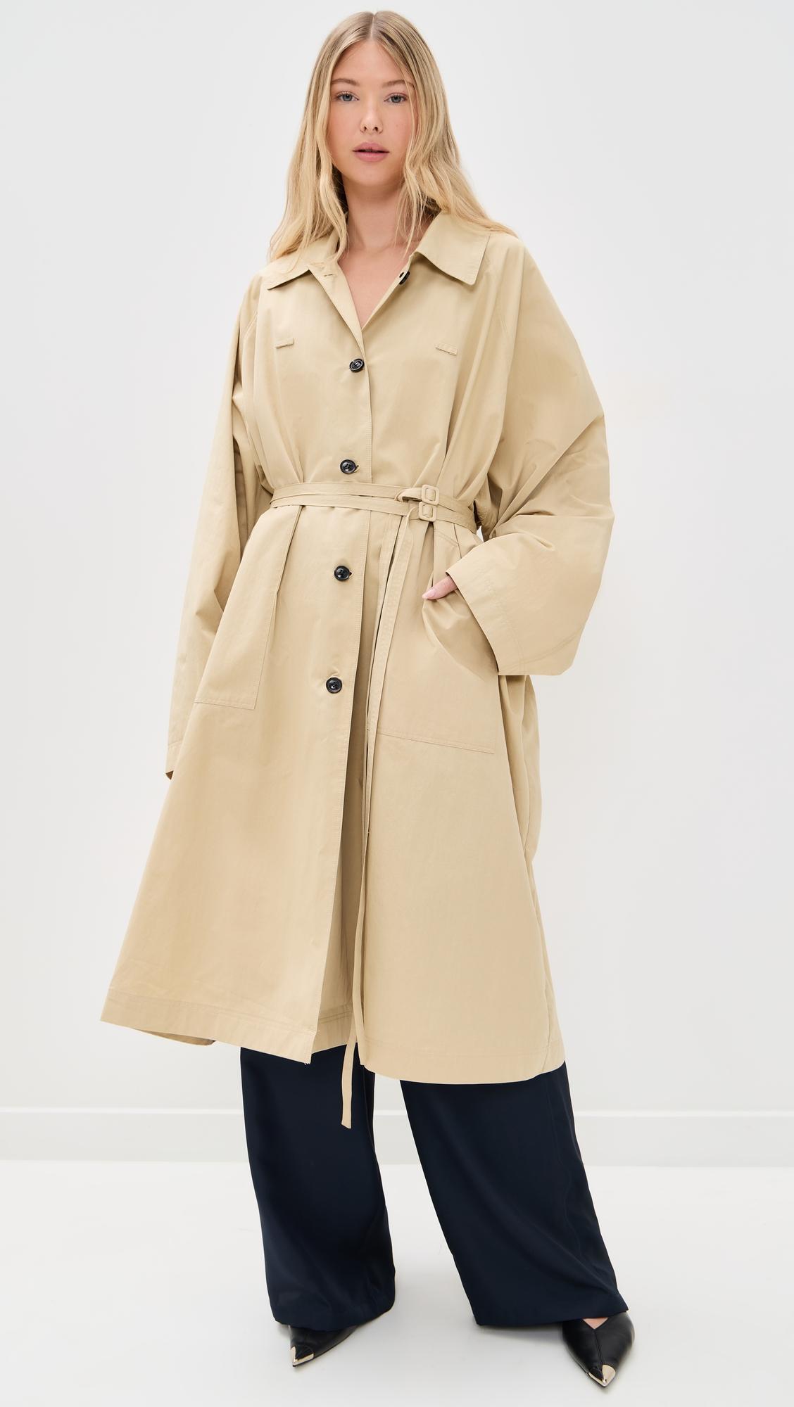 oversized trench coat