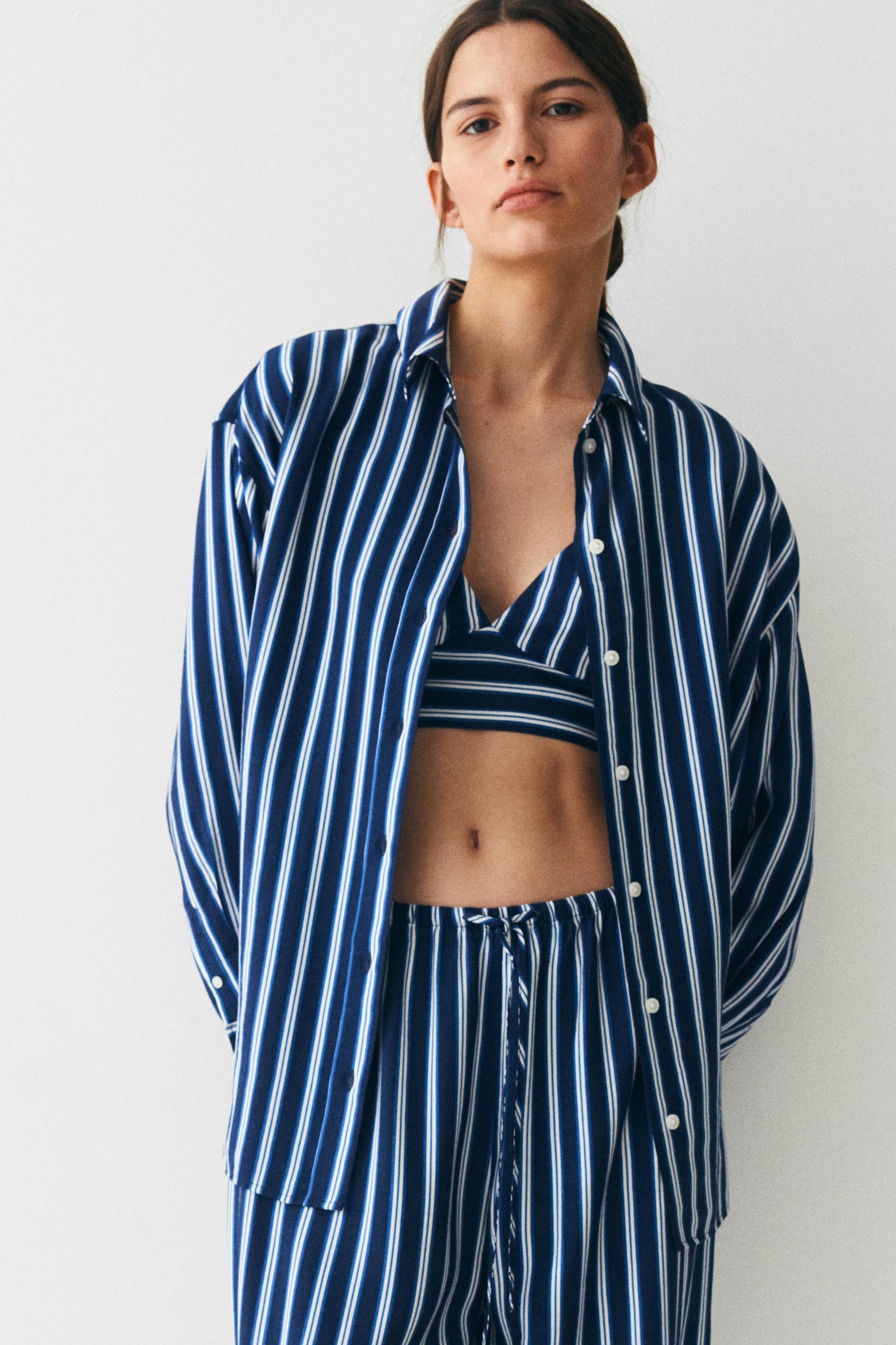 oversized twill shirt