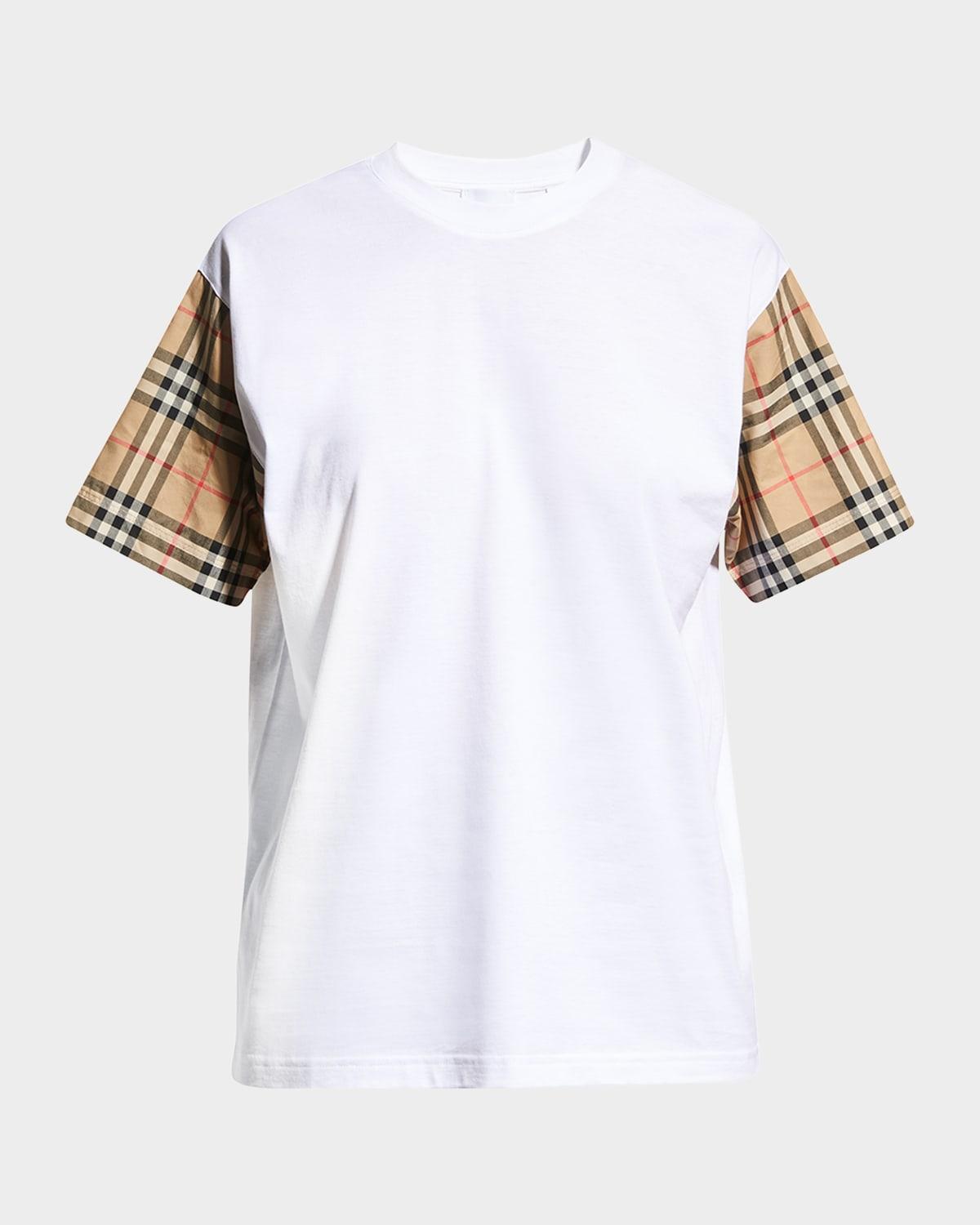 oversized vintage check t-shirt