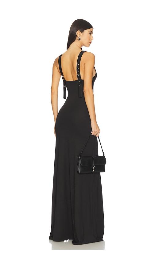 ow collection florence maxi dress in black.