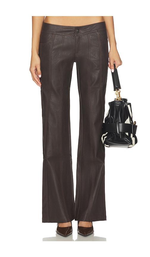 ow collection jade pant in chocolate.