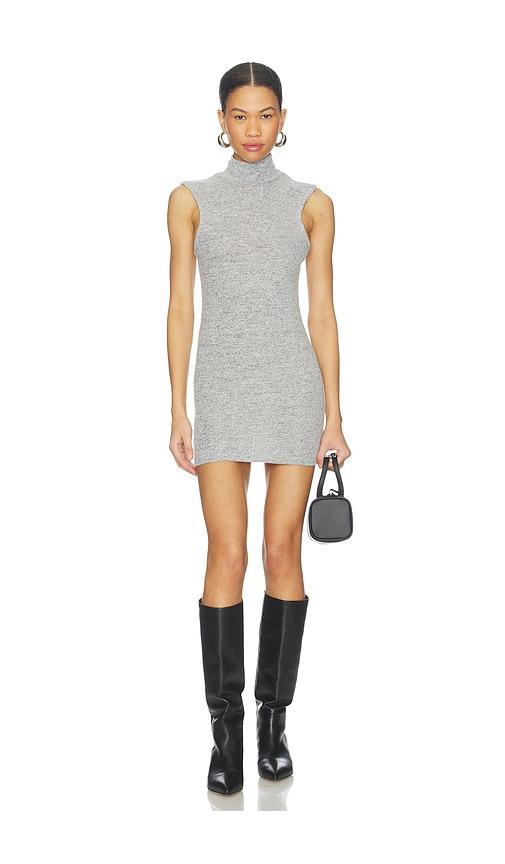 ow collection rue mini dress in grey.