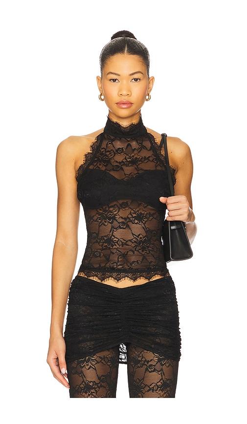 ow collection selah top in black.