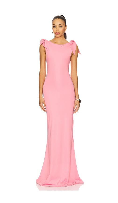 ow collection x revolve cornelia maxi dress in pink.