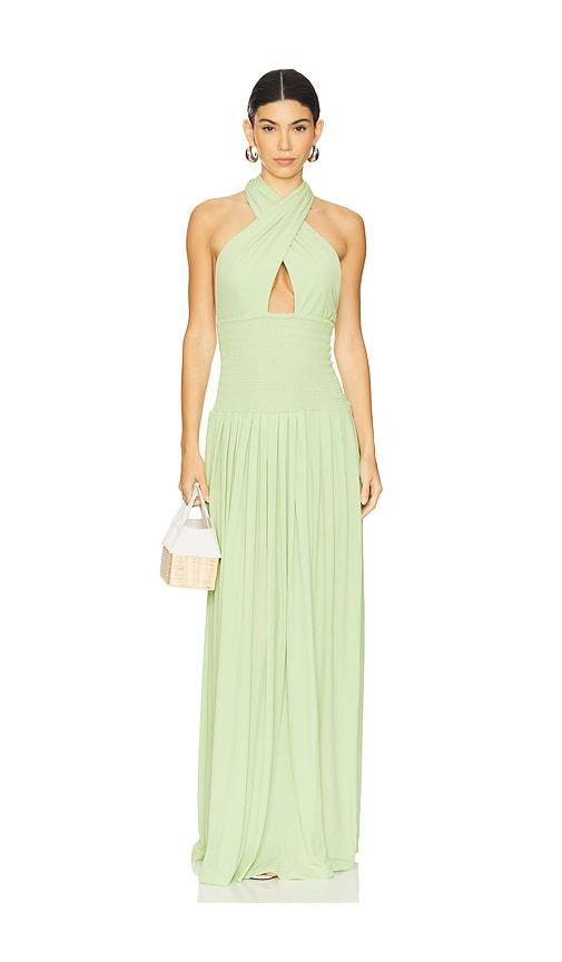 ow collection x revolve rhea maxi dress in green.