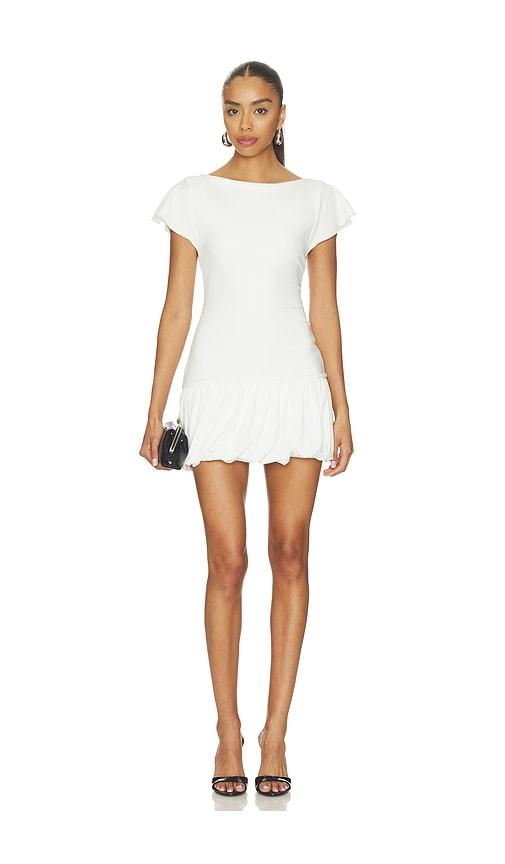 ow collection x revolve zaria mini dress in white.