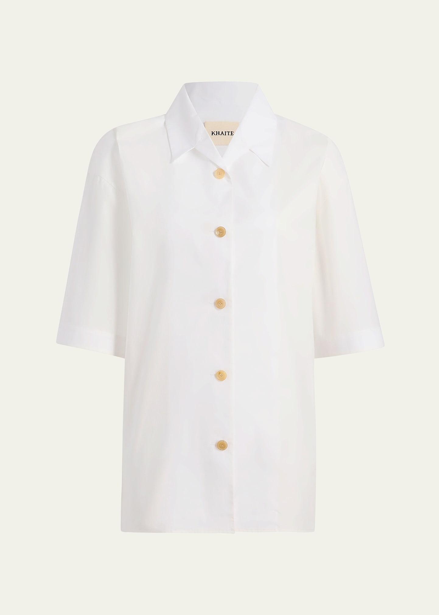 owen oversized button down top