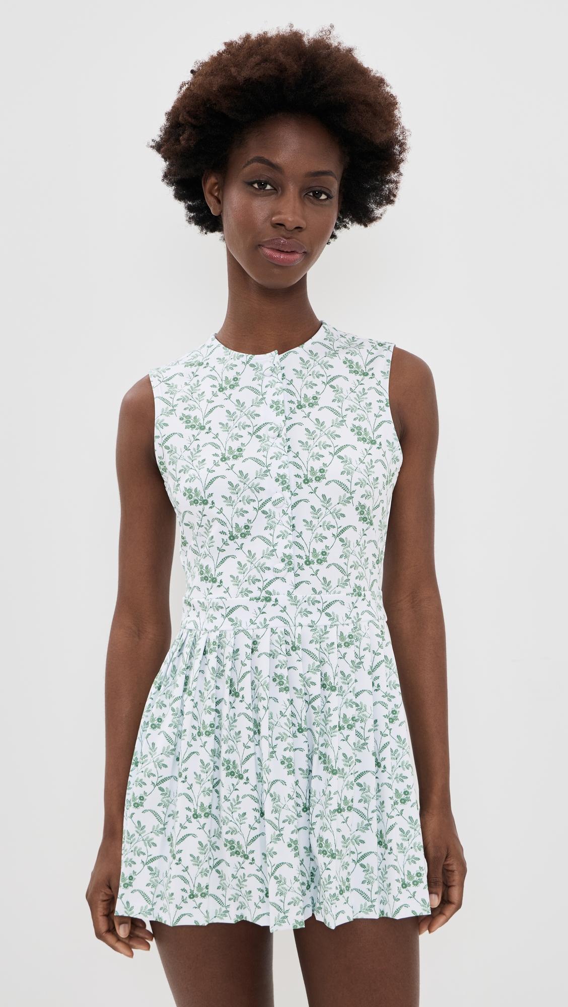 p-town pleated mini dress