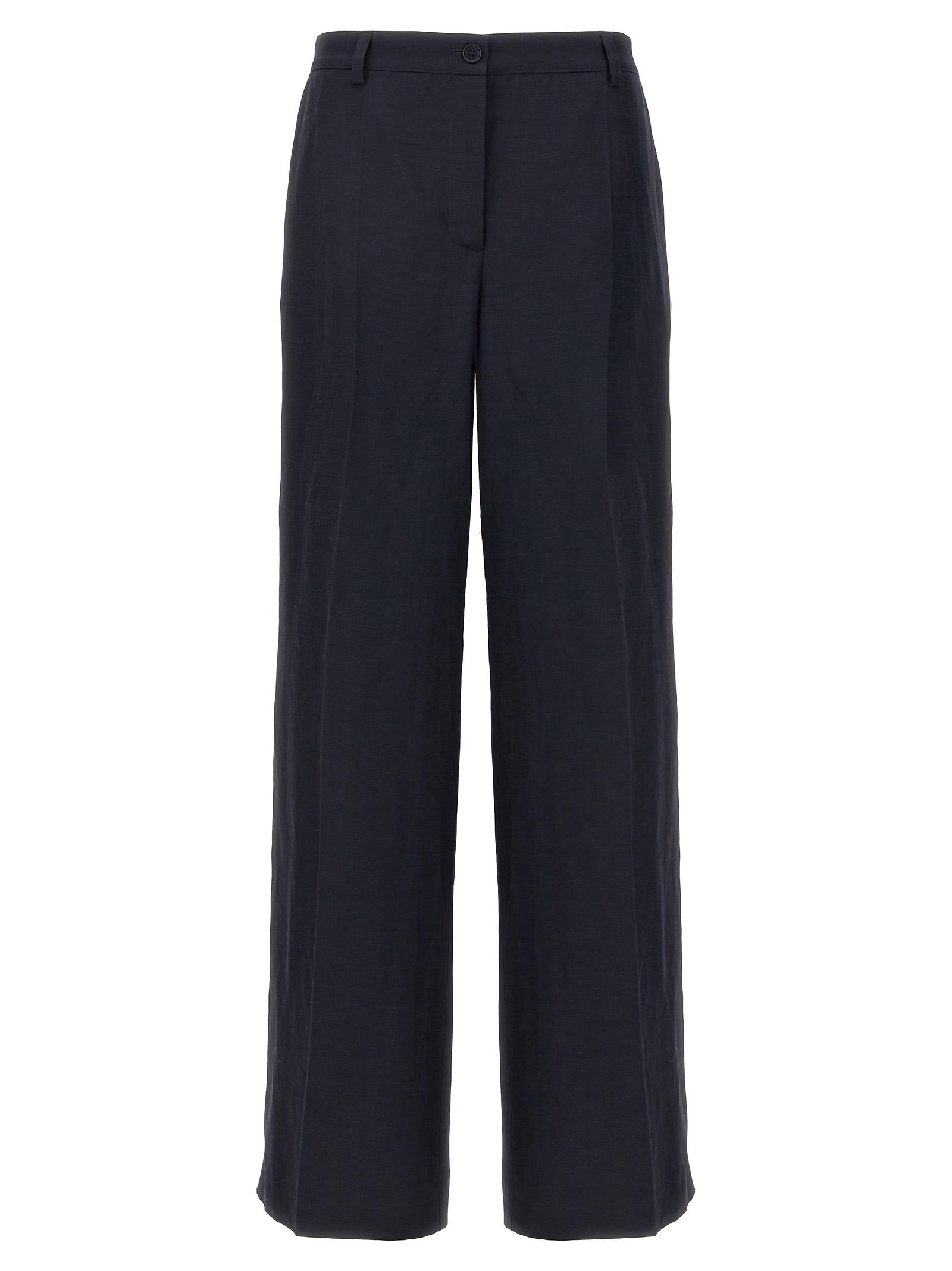 p. a.r. o.s. h. raisa smart pants blue viscose - women