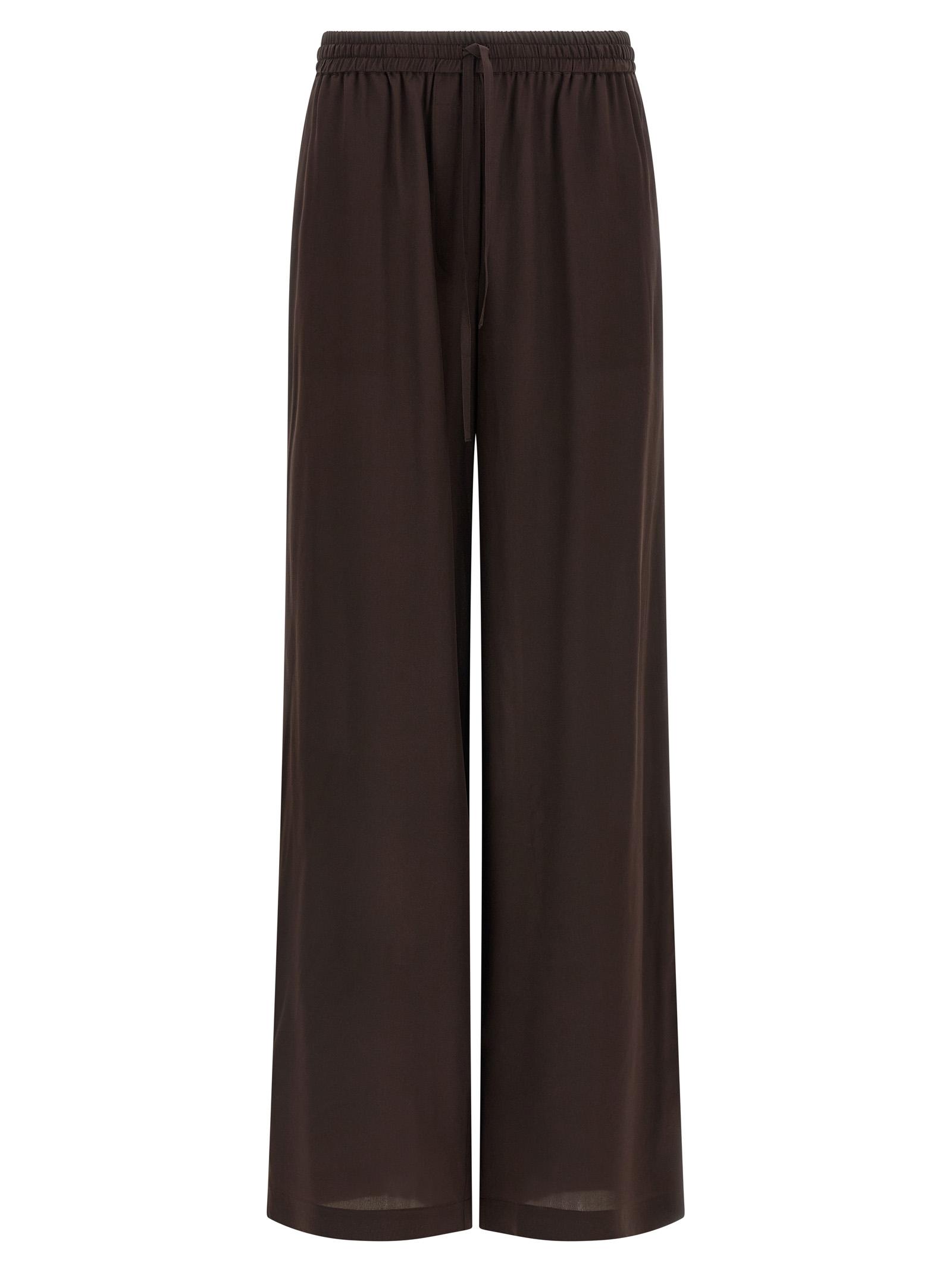 p. a.r. o.s. h. sweet26 pants brown silk - women