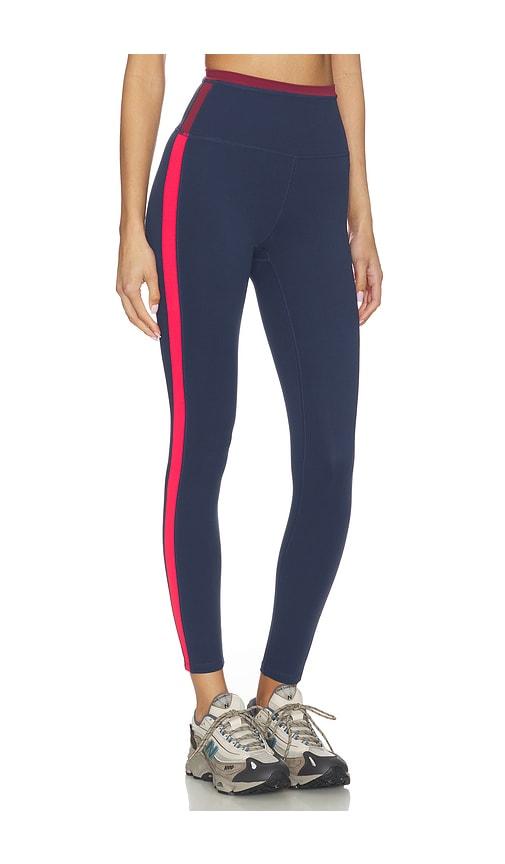 p.e nation convex full length legging in navy.