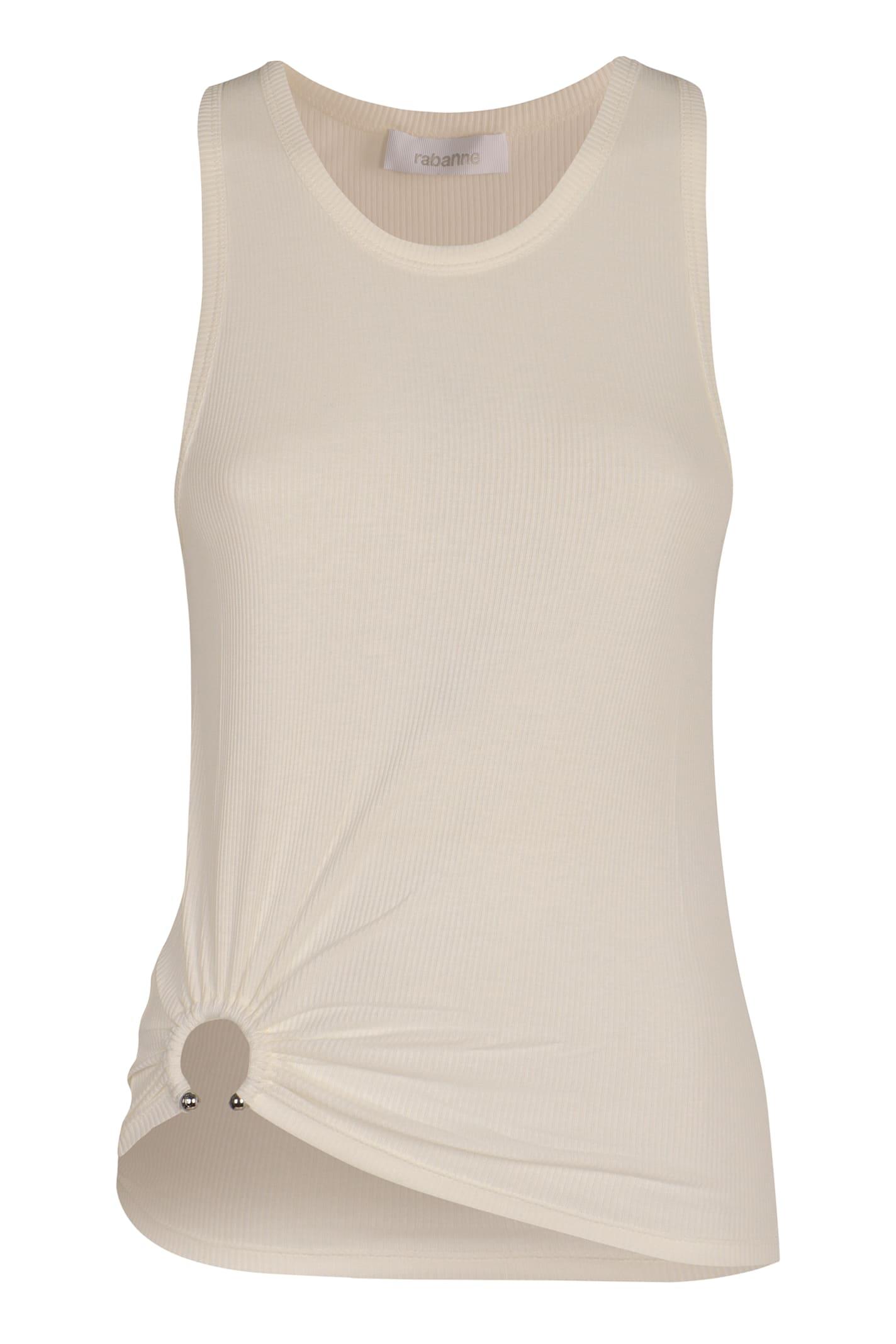 paco rabanne cotton tank top