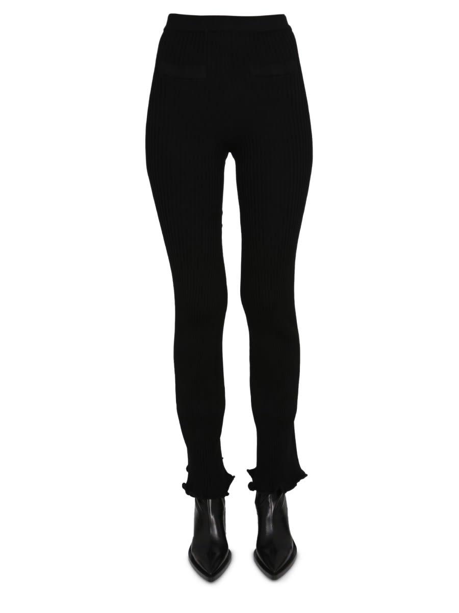 paco rabanne flare leggings.