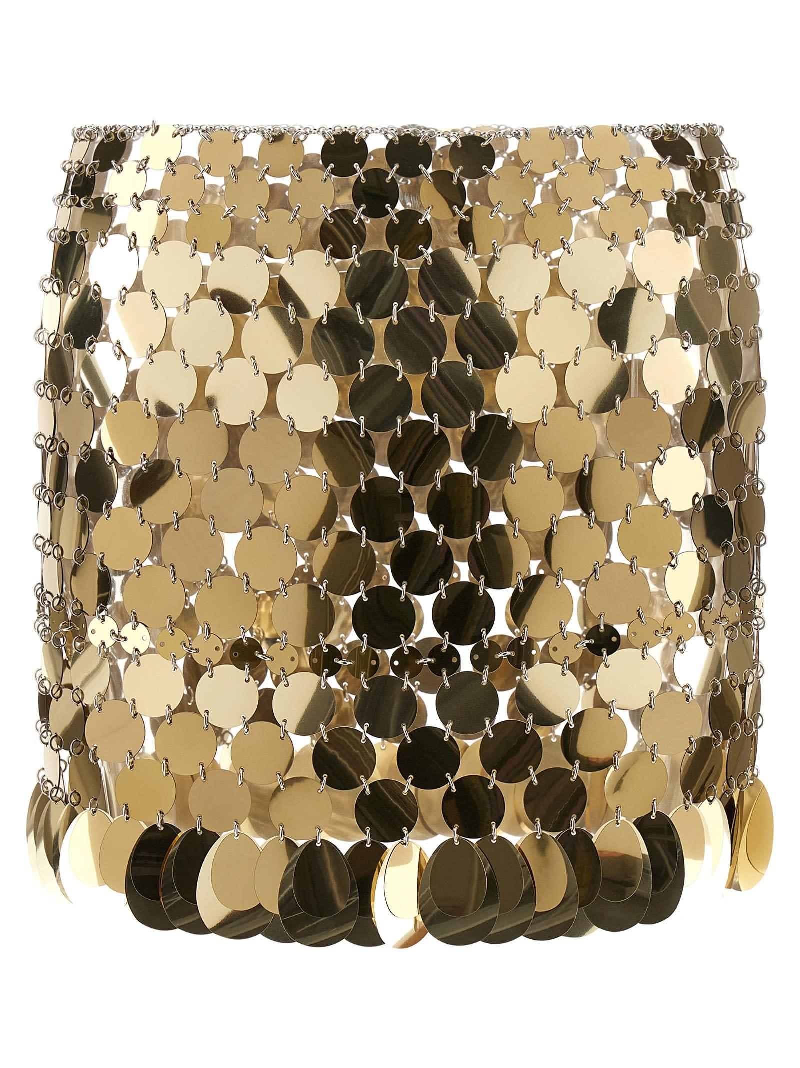 paco rabanne jupe skirt