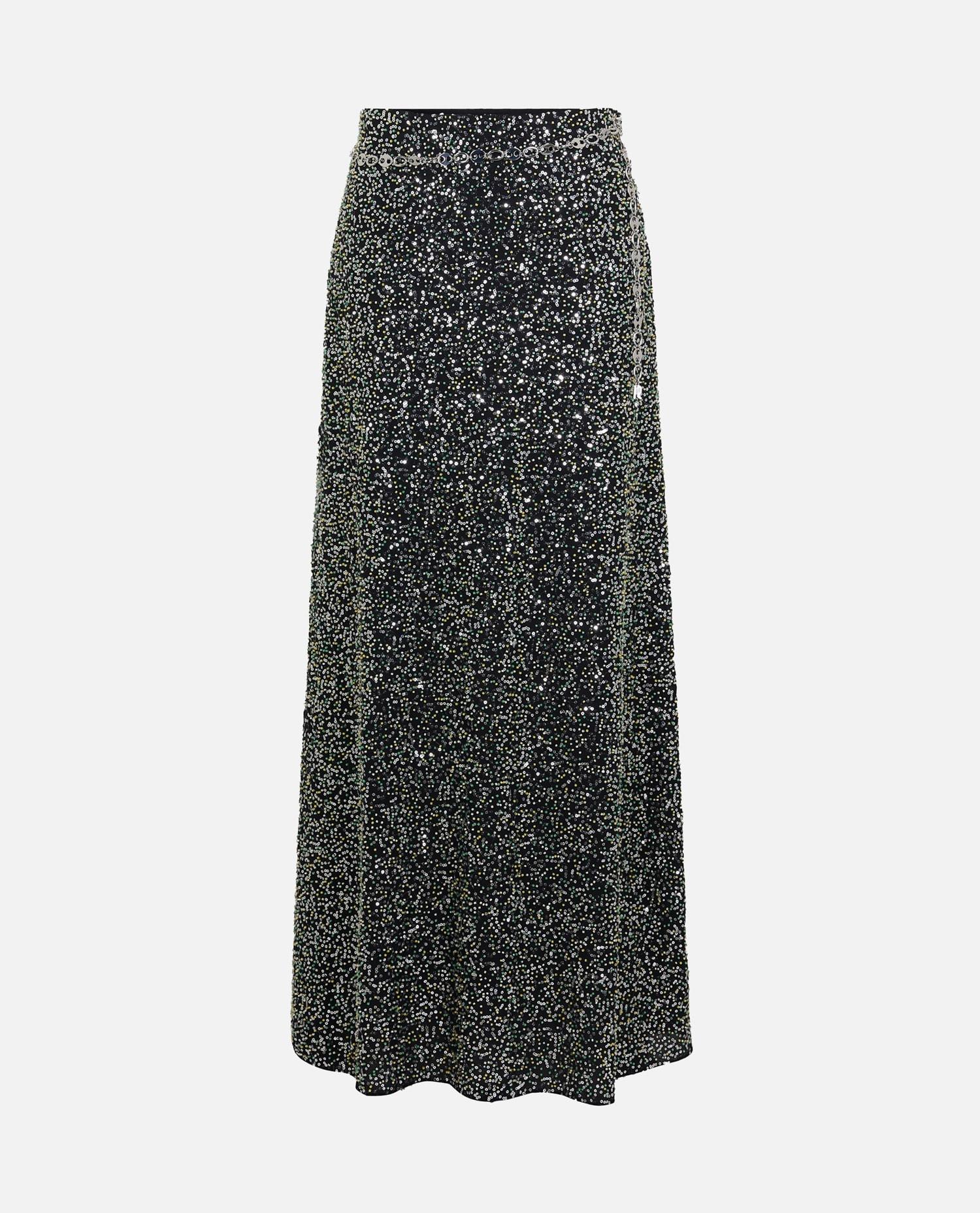 paco rabanne long skirt