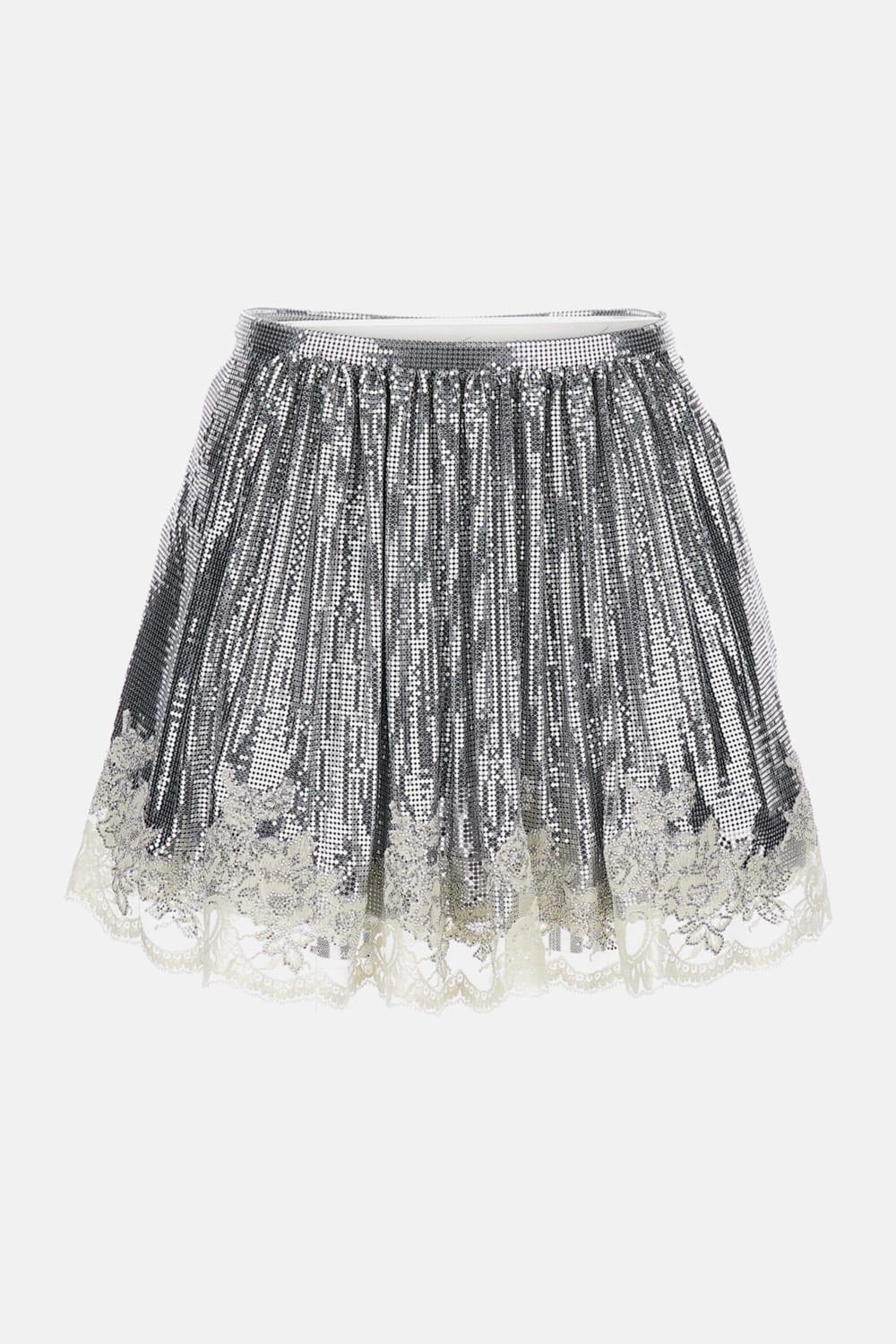 paco rabanne mini skirt