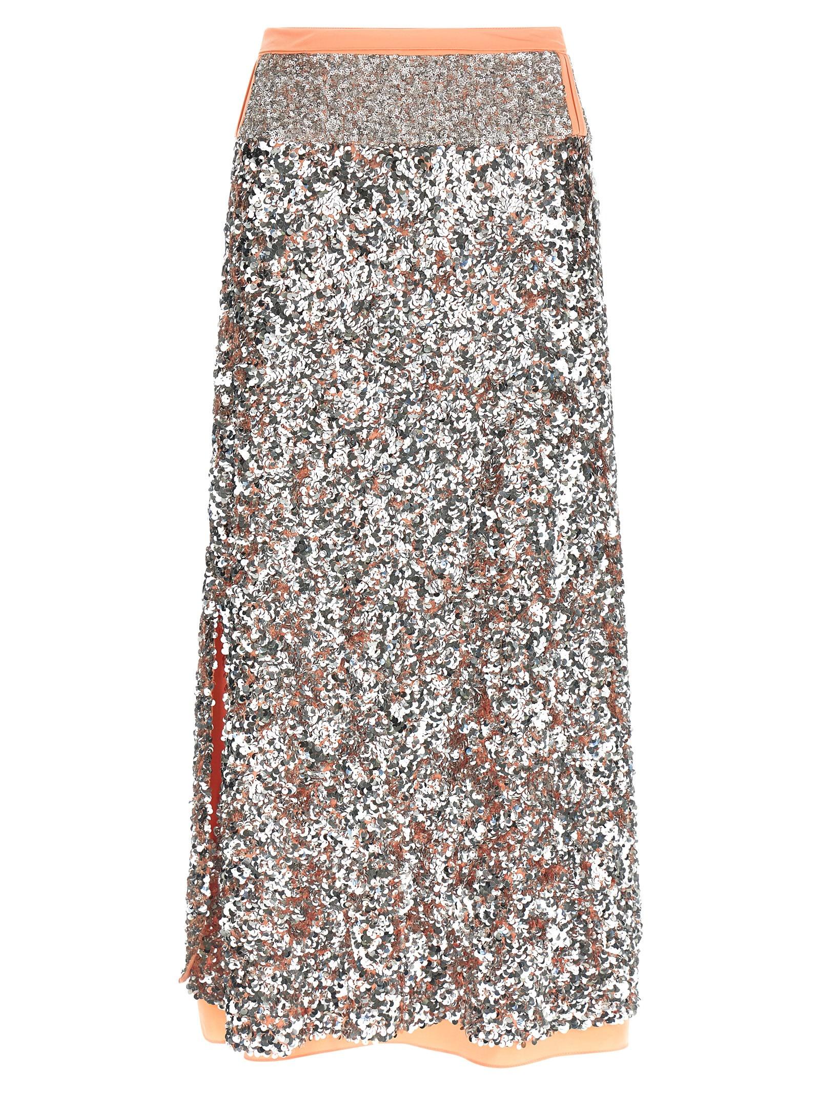 paco rabanne sequin skirt
