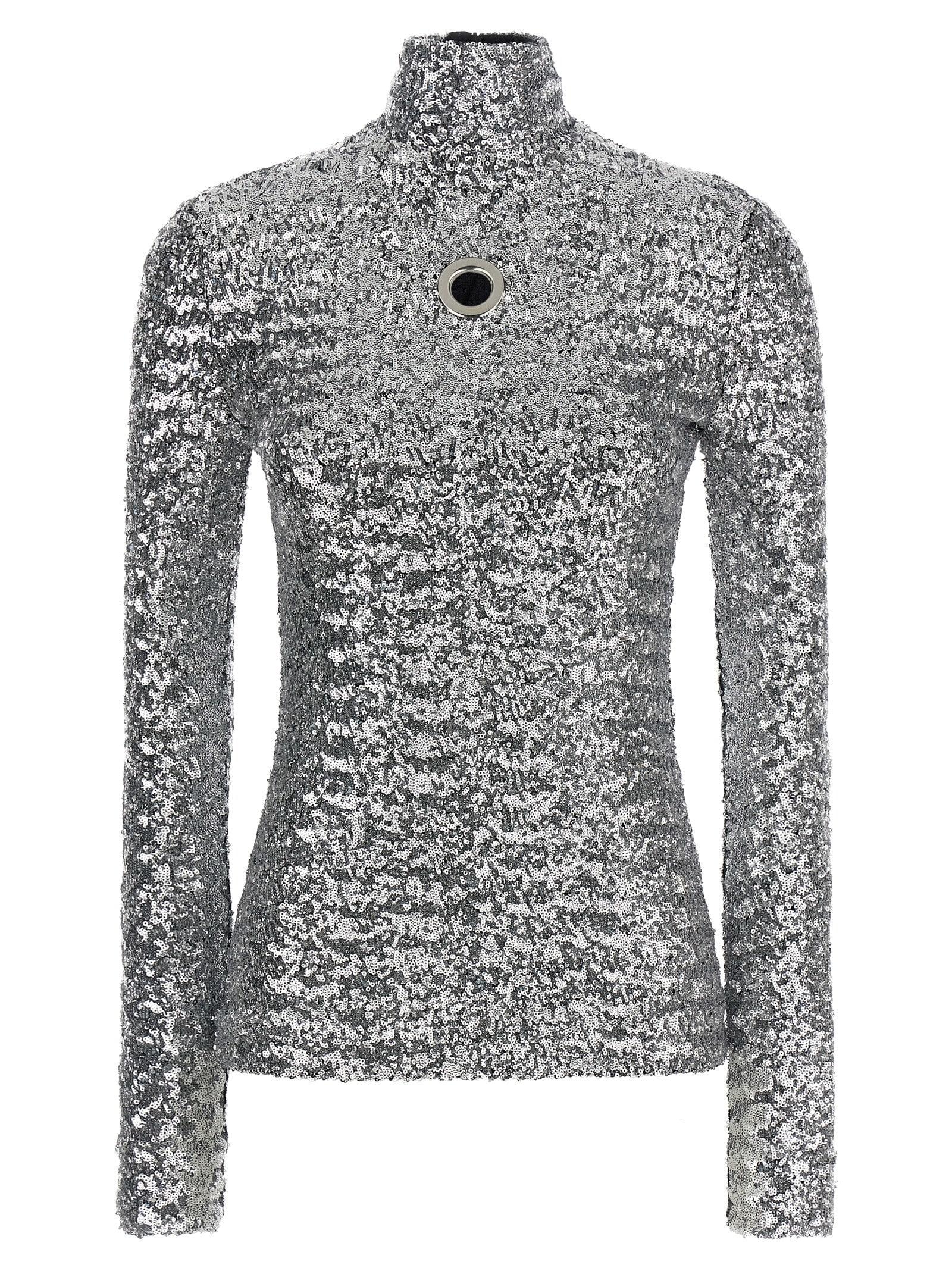 paco rabanne sequin sweater