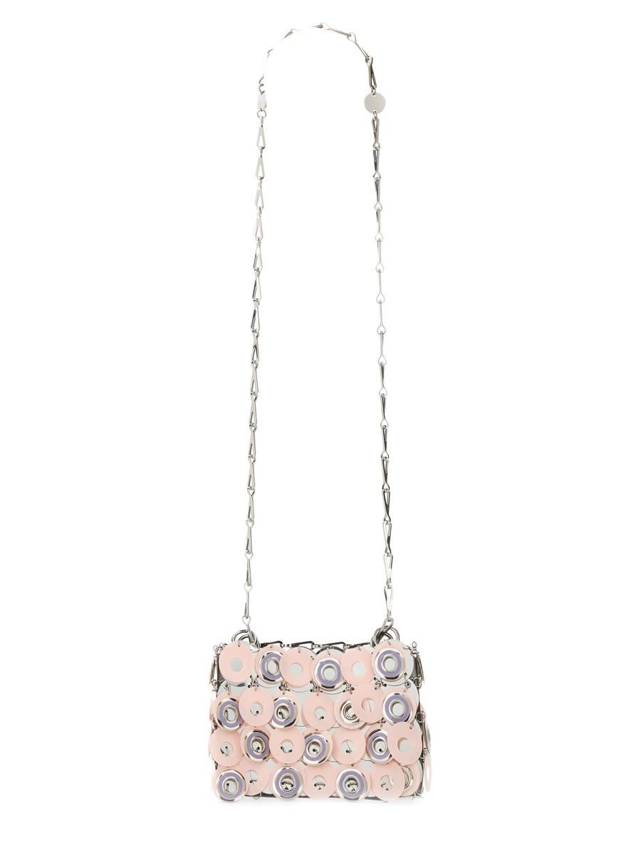 paco rabanne sparkle discs shoulder bag