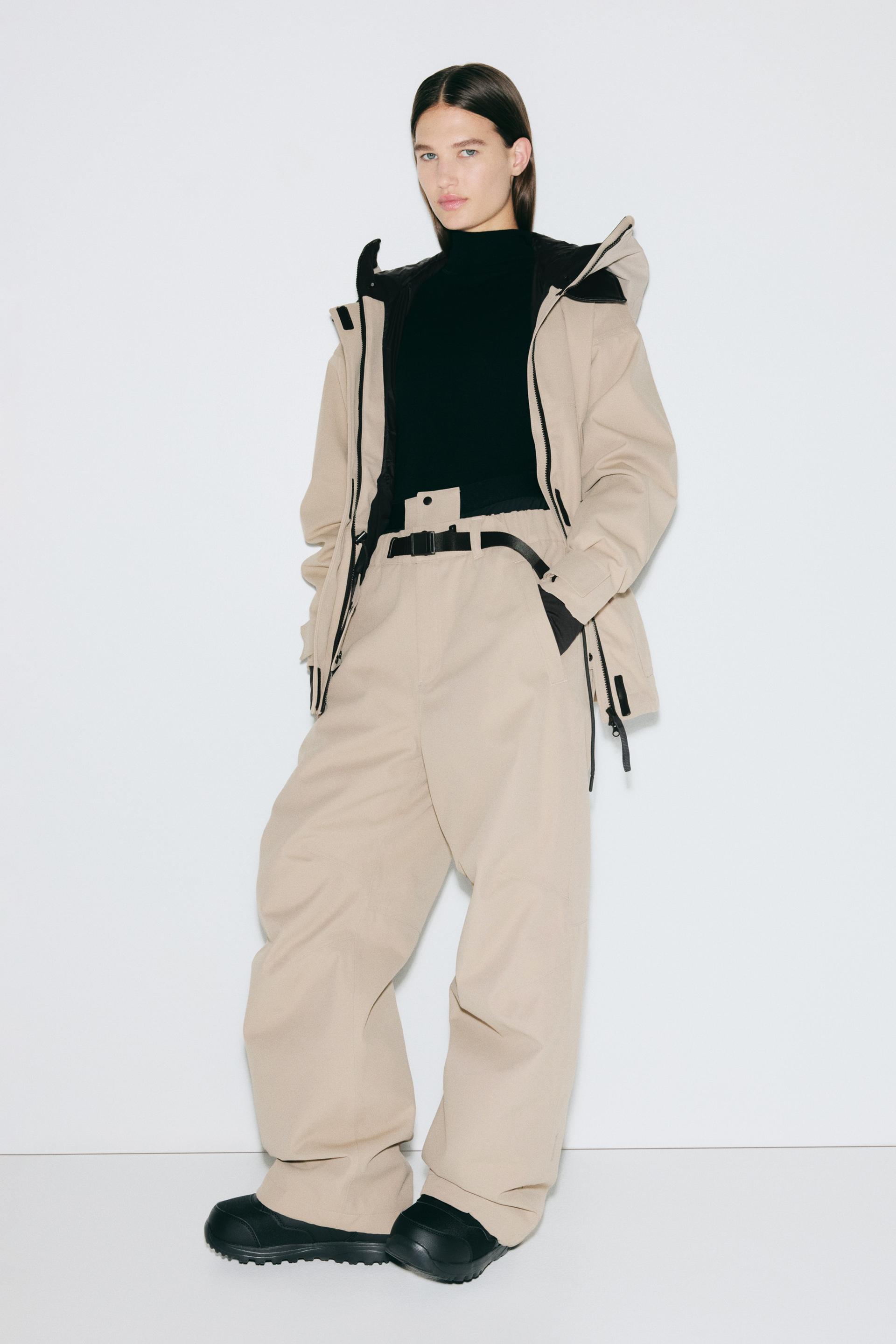 padded baggy ski pants with stormmove™