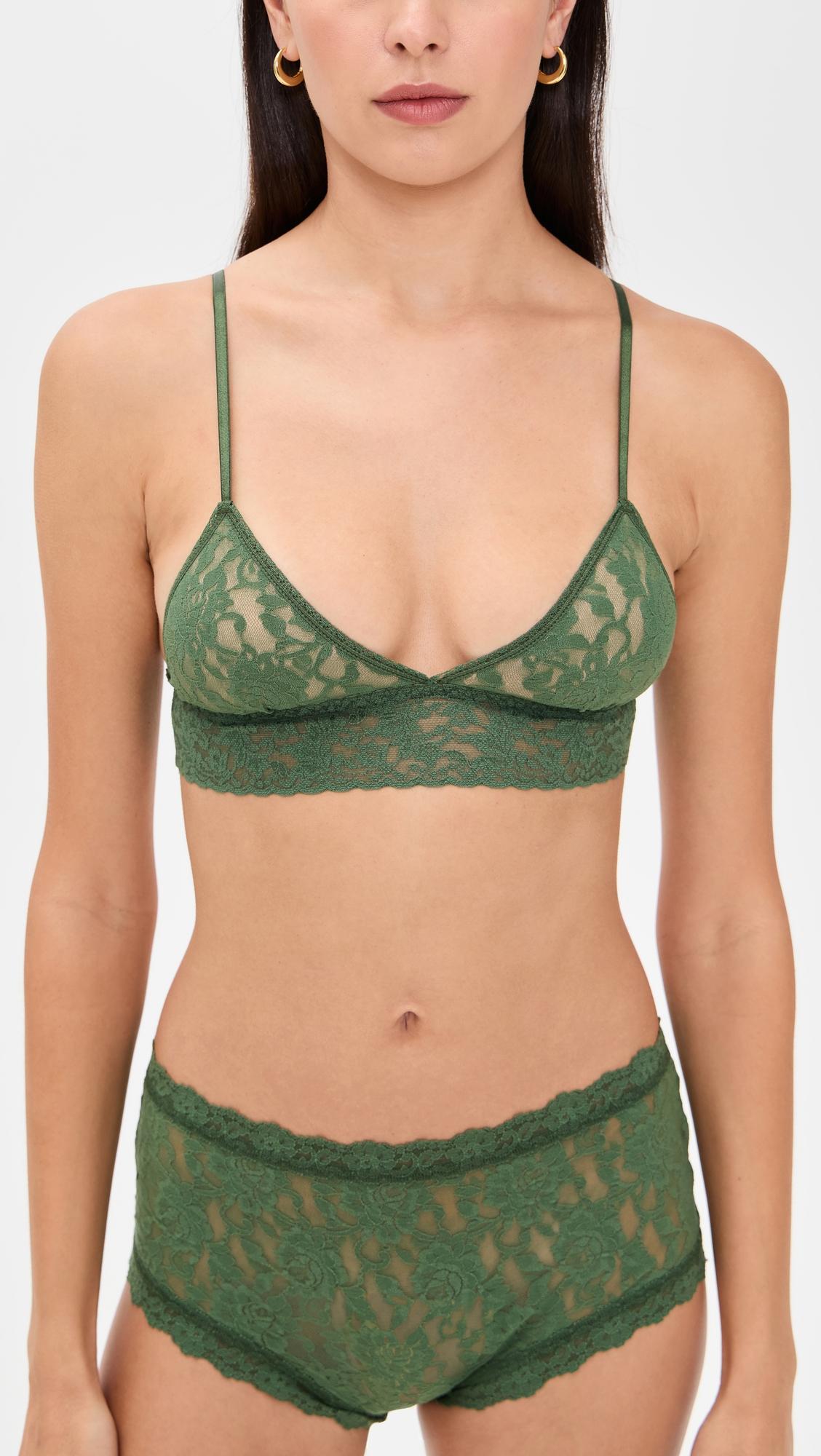 padded triangle bralette