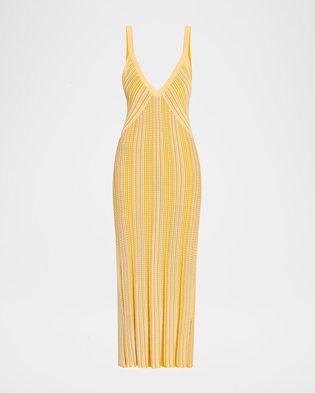 paetyn striped midi dress