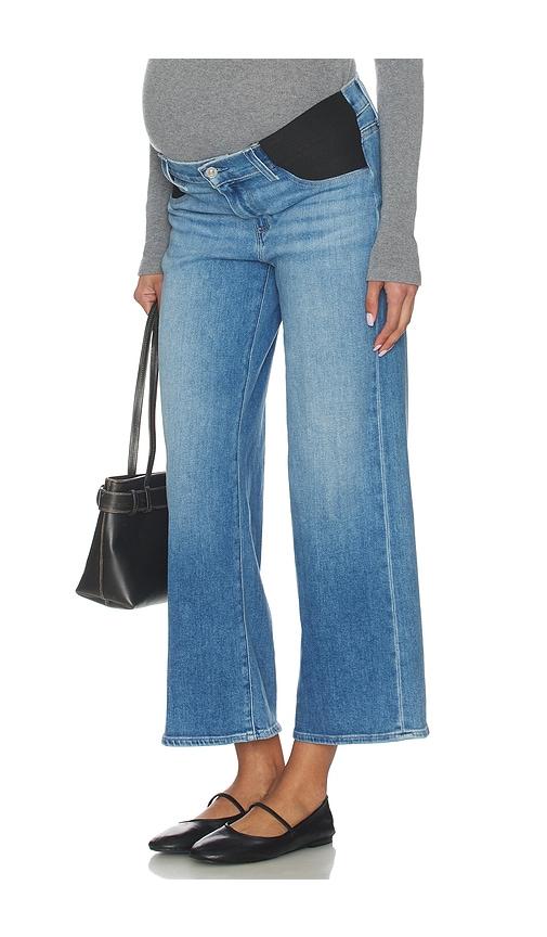 paige anessa maternity jeans in blue.