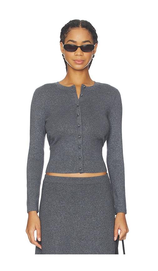 paige anzu cardigan in grey.