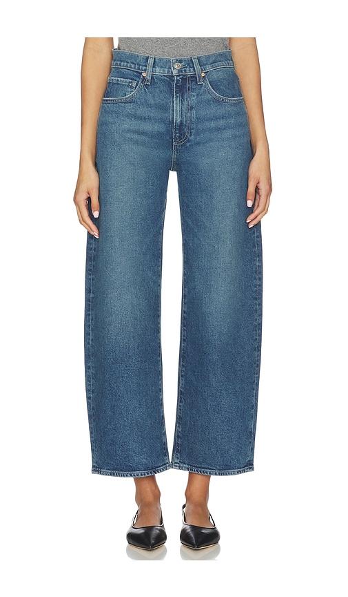 paige arellia ankle jeans in blue.