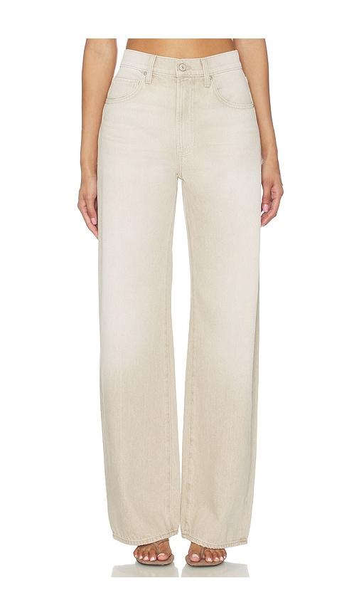 paige arellia barrel jeans in neutral.