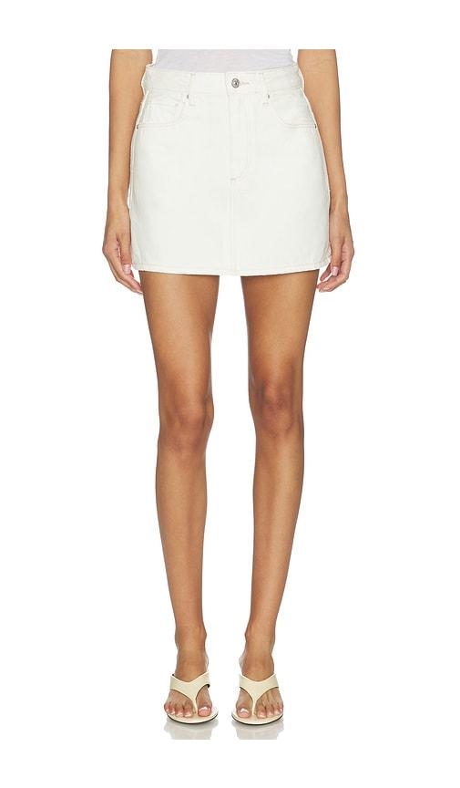 paige bobbi skirt in ivory.