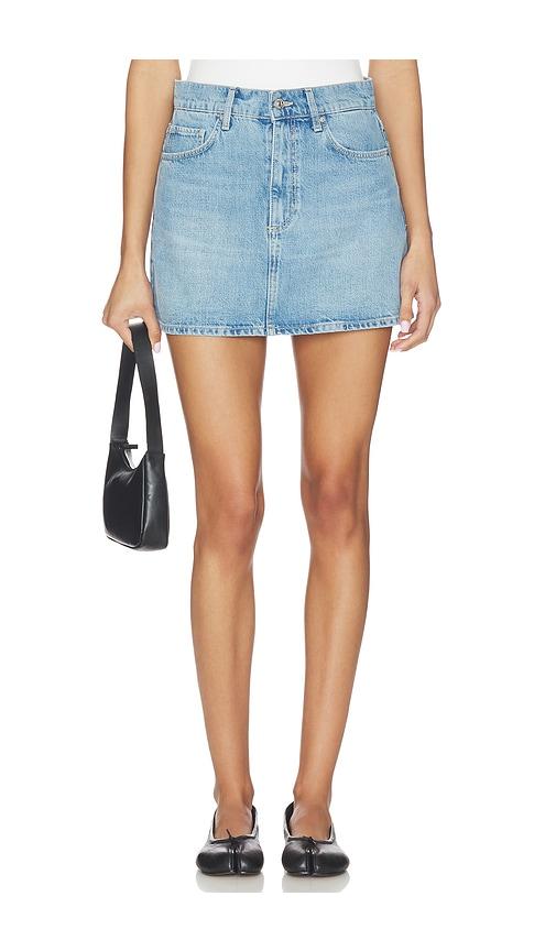 paige bobbie skirt in blue.