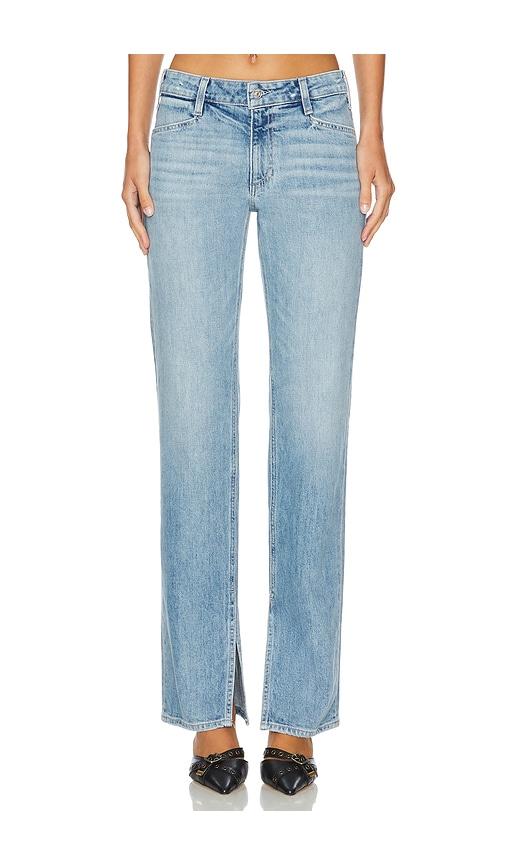 paige celeste wide leg jeans in denim-light.