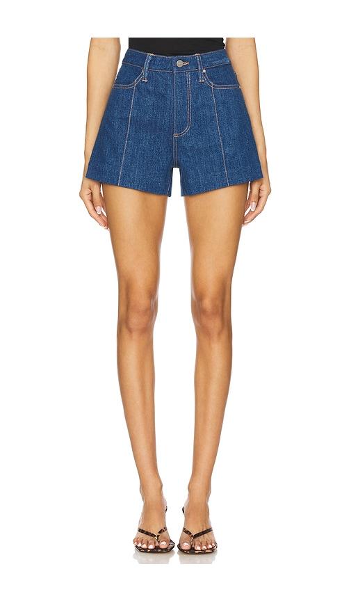 paige dani short in blue.