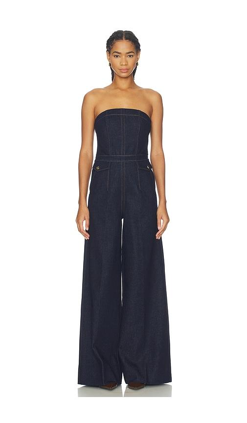 paige francesca jumpsuit in blue.