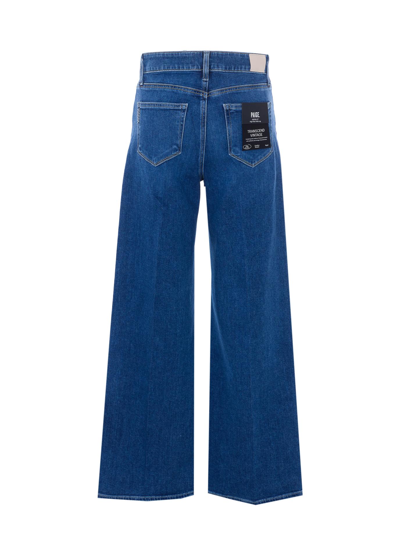 paige jeans blue cotton - women