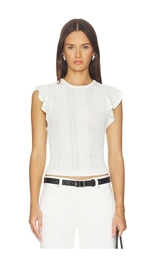 paige margo tank in white.