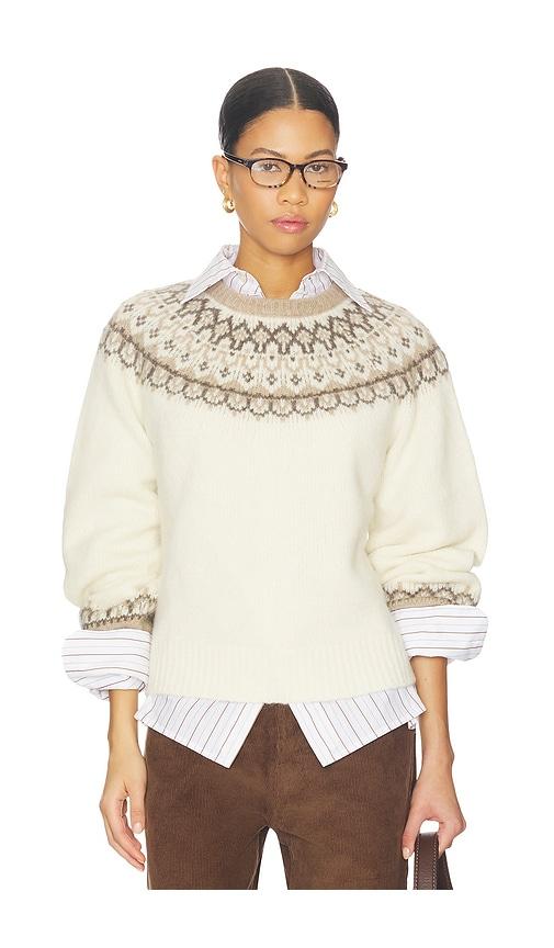 paige misha sweater in ivory.