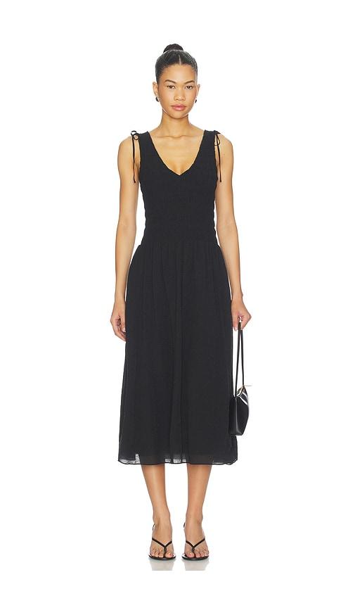 paige sebastian dress in black.