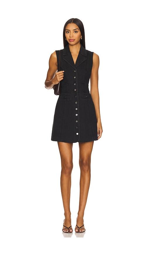 paige vida dress in black.