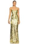 paillette cami gown